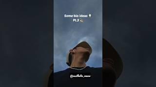 Instagram Bio ideas #yt #ytshorts #aesthetic #instabio #instagrambioideas #whatsappstatus #igstory