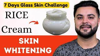 Instant Skin Whitening Challenge: Rice Cream for Glass Clear Skin in 7 Days