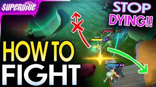 THIS 1 MISTAKE IS KILLING YOUR FIGHTS IN SUPERVIVE! FIGHT BASICS GUIDE - DASHES!