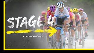 Marlen Reusser storms to Stage 4 victory | 2022 Tour de France Femmes - Stage 4 Highlights