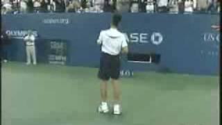 Djokovic imitates Rafa Nadal and Maria Sharapova