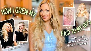 How I Grew My Hair to My HIPS || My Long Hair Routine || Fine Hair Advice and Products