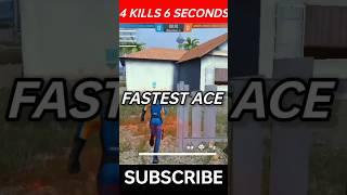 FASTEST ACE EVER  Squad Wipe Out In seconds #shorts #ytshorts