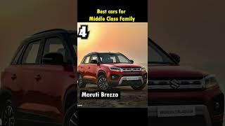 Top 5 Best Cars for middle class family in India 2023