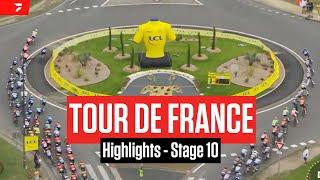 Tour de France 2024 Stage 10 Highlights