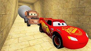 LIGHTNING MCQUEEN AND TOW MATER VS ANCIENT TREASURE HUNTS STORY