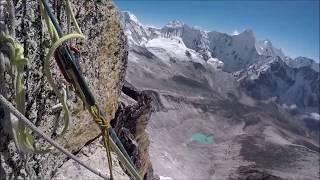 Ama Dablam Yellow Tower Rope Solo (Everest 2018 prep)