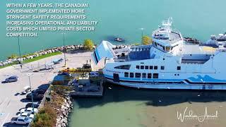 HISTORY OF THE PELEE ISLAND FERRY LEAMINGTON KINGSVILLE by Windsor Aerial Drone Photography