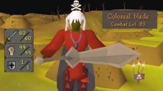 Colossal Blade Pking on a MAXED 60 Attack Pure