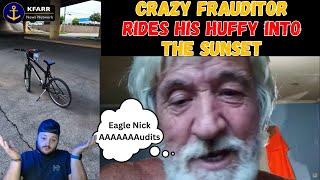 **CRAZY** Frauditor Doesnt Like The Truth , So He Yells At A bridge