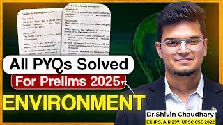 Environment PYQs For Prelims 2025 - PART 1