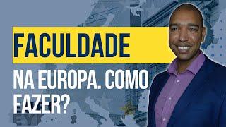 Graduação e pós na Europa. EXPLICO TUDO NO CANAL