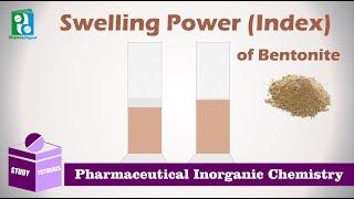 Swelling Power (Index) of Bentonite