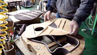 수제 통기타 제작과정 / 어쿠스틱 40년 경력의 소유자 Acoustic guitar production process / 40 years of experience