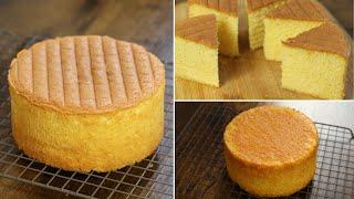 Cốt bánh bông lan cơ bản siêu mềm xốp | Super soft and fluffy genoise sponge (CT nguyên trứng)