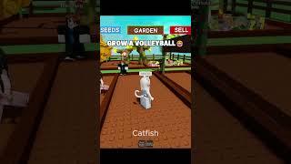 Volleyball in grow a garden  #growagarden #roblox #usa