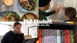 Work Day In My Life as a PhD Student | Realistic