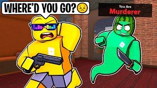 Becoming a GHOST in Murder Mystery Roblox (Funny Moments)