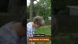 Big Mistake in Fencing