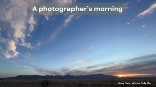 Nature photographer Jack Dykinga rises with the birds