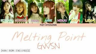 GWSN (공원소녀) - Melting Point (Color Coded Han|Rom|Eng Lyrics) 가사