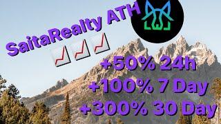 SaitaRealty has hit an ATH and keeps CLIMBING! Over 50% on the Daily!