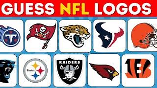 Are you a true NFL fan? | Guess the NFL Logos  | NFL LOGO Challenge