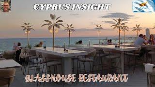 Glasshouse Restaurant Adams Beach Hotel Ayia Napa Cyprus - Fine Dining.