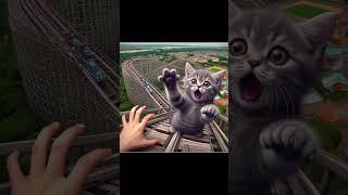 Kitten Snatched from a Roller Coaster #shosts #cartoon #1M