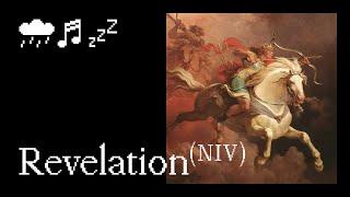 Full Book of Revelation for Sleep with Soft Rain Sounds | Black Screen & Peaceful Bible Reading