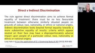 Indirect Discrimination