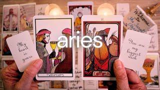 ARIES LOVE TAROT- YOU'RE GOING TO WANT TO HEAR THIS, ARIES!!! ️