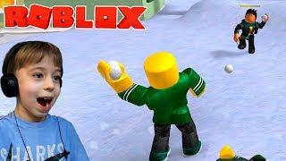 Снежки в ROBLOX - почти CS:GO!  РОБЛОКС летсплей