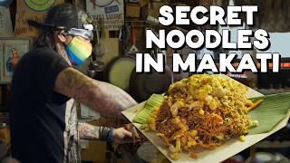 Former Rockstar Sells Pancit Hab-Hab in Poblacion Makati in a Secret Shop