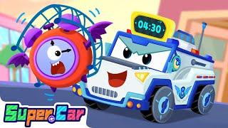 The Rebellious Clock!️[NEW] | Super Car Rescue Adventure  | Kids Cartoons & Car Songs