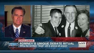 Romney on debate inspiration from his father