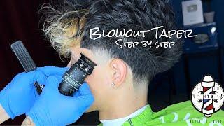 Mid Blowout Taper | Barber Tutorial 