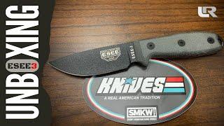 Unboxing an ESEE-3 Modified Pommel Fixed Blade Knife - The Last Ranger