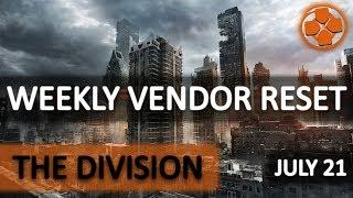 The Division | Weekly Vendor Reset | Item of the Week | July 21, 2017 | Perfect Your Build