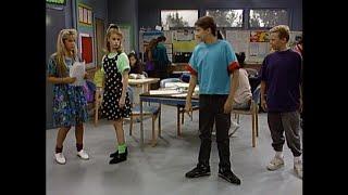 FULL HOUSE - "D.J. & Kimmy Work on the School Newspaper" - 1990