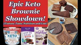 Keto Brownie Mixes against Homemade! | Taste and Review, so you don't have to!