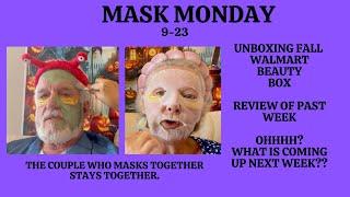 Mask Monday 9-23/ Walmart Fall Beauty Box Unboxing/ Review of Past Events/ What is Coming Up Next??