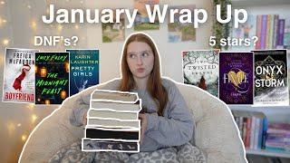 Every book I read in January ️ reading wrap-up