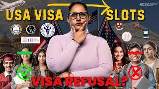 USA visa Slots update for NEW and Refusal students | Trump Zelensky meeting #studyabroad