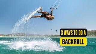 3 Ways to do a Backroll | Classic, Send and Inverted // Kiteboarding SA Masterclass