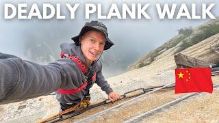 World's DEADLIEST Hike - CHINA'S Huashan Plank Walk 