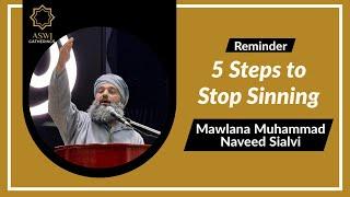 5 Steps to Stop Sinning | Mawlana Muhammad Naveed Sialvi