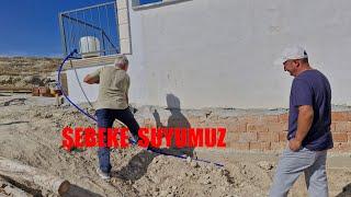 YENİ EVİMİZİN SU BORUSUNU ÇEKTİK VE KAPI KENARI TAMİRİ