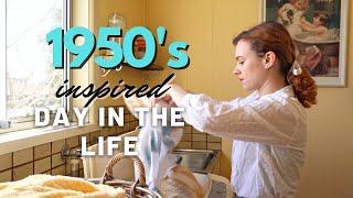 A 1950's Inspired Day in my Life | Cooking, Cleaning and Making-over a Bedroom