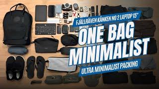 One Bag Travel - Ultra Minimalism with the Fjällräven Kånken No.2 Laptop 15 Backpack